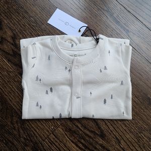 New Organic Cotton Footed Sleeper | Spruce